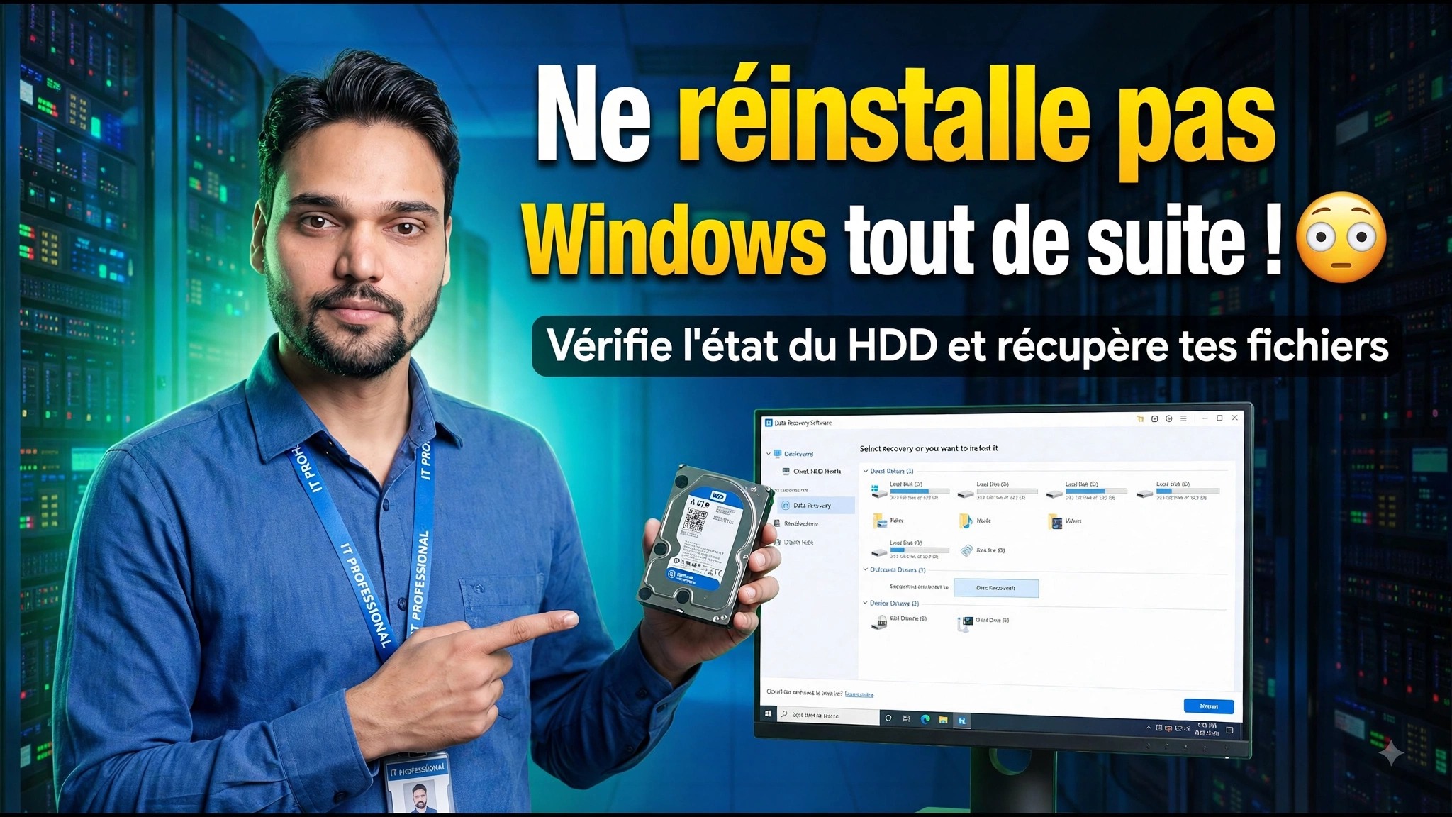 Problème Windows ou Panne de Disque Dur ? ⚡ Découvrez-le Avant de Perd