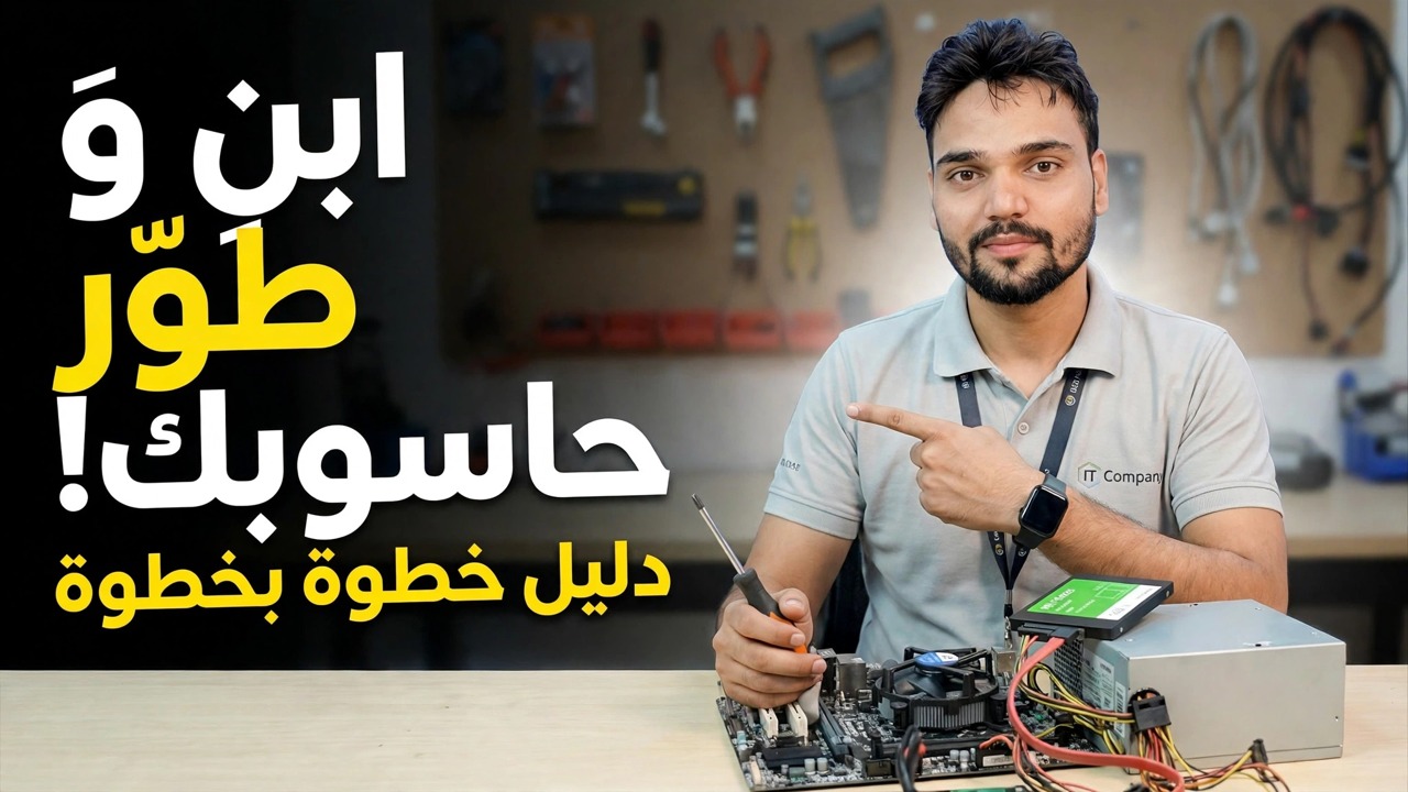 بناء وترقية جهاز الكمبيوتر خطوة بخطوة 😳 شرح ذاكرة الوصول العشوائي (RAM) ووحدة معالجة الرسومات (GPU) والشبكة المحلية (LAN)!