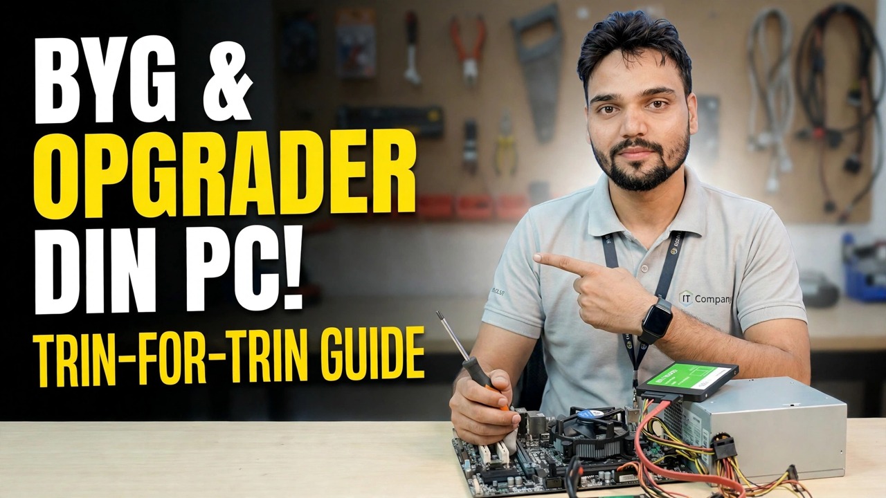 Byg og opgrader pc trin-for-trin 😳 RAM, GPU, LAN forklaret!