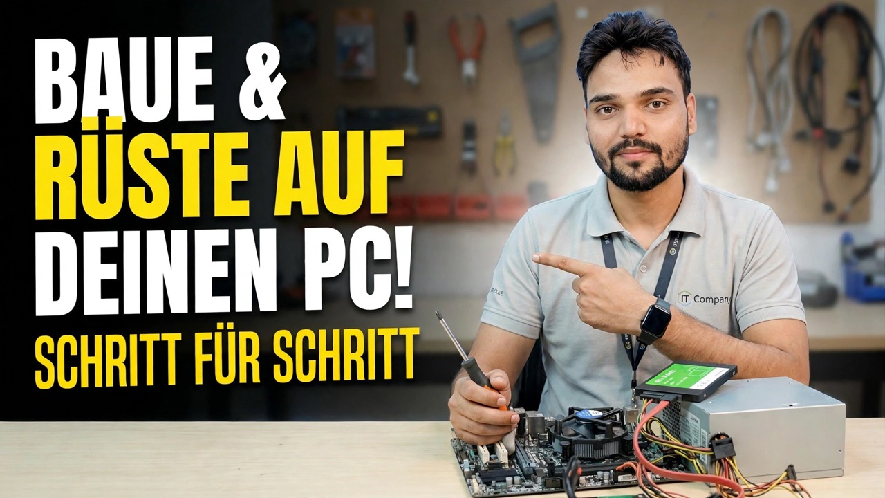 Schritt-für-Schritt zum Erstellen und Aktualisieren eines PCs 😳 RAM, GPU, LAN erklärt!