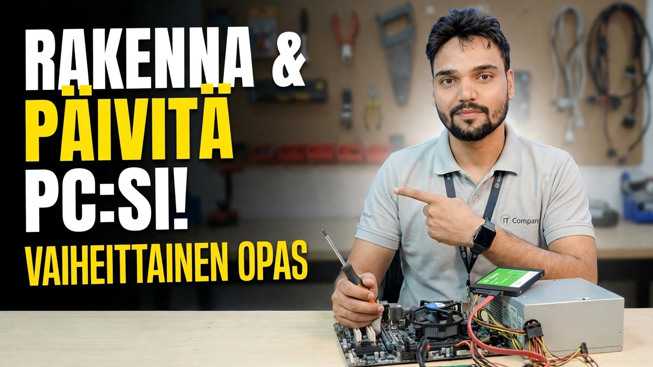 Rakenna ja päivitä PC vaihe vaiheelta 😳 RAM, GPU, LAN selitetty!