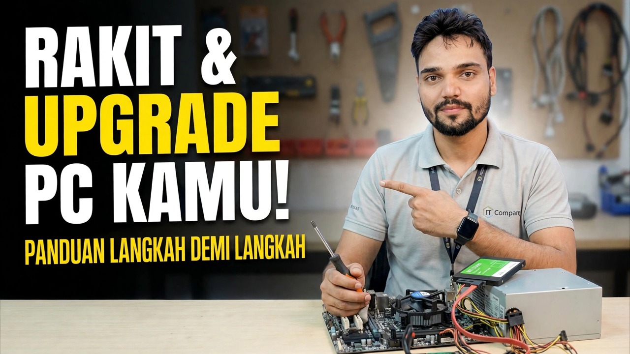 Bangun & Tingkatkan PC Langkah demi Langkah 😳 Penjelasan RAM, GPU, LAN!