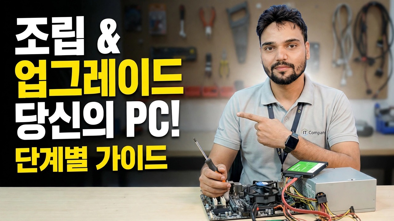 단계별 PC 구축 및 업그레이드 😳 RAM, GPU, LAN 설명!