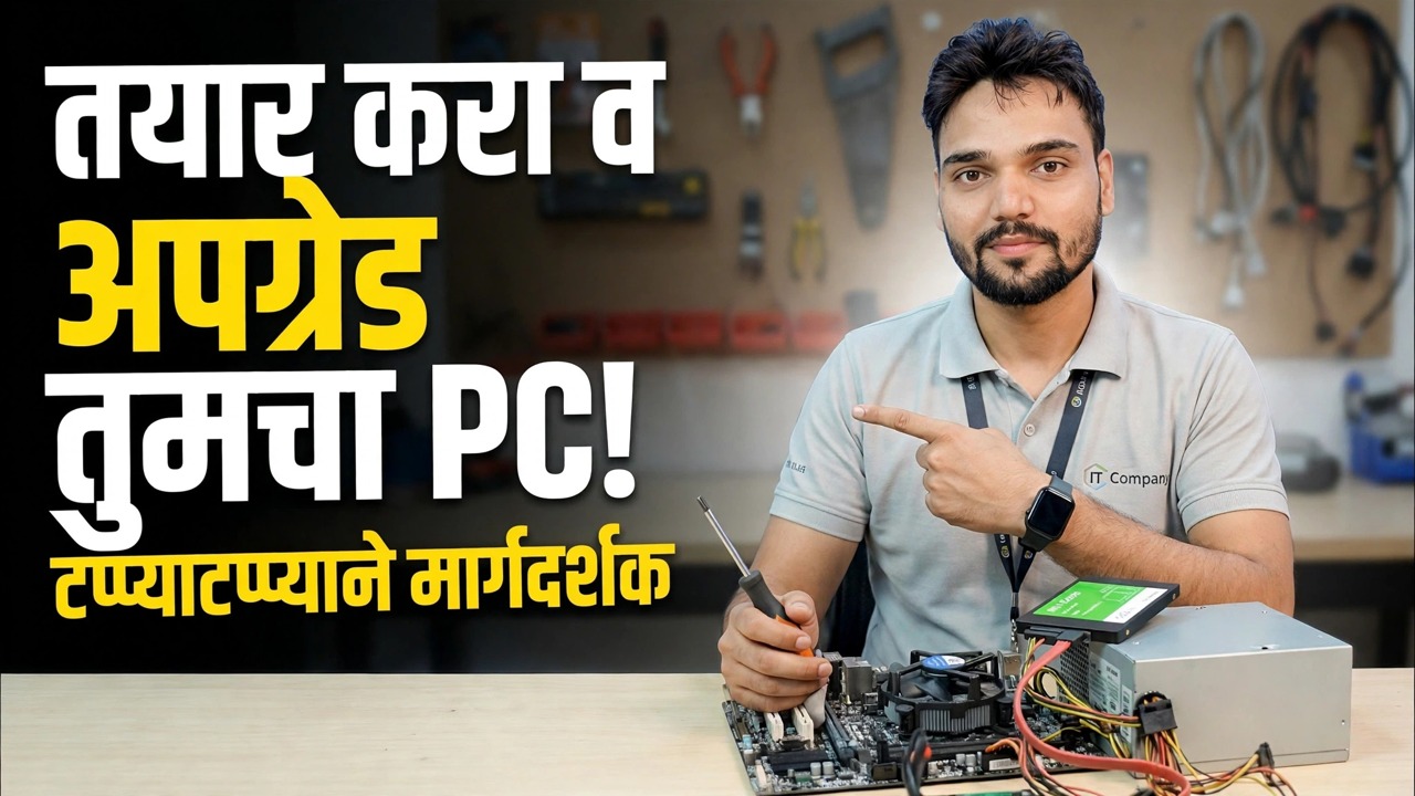 PC स्टेप बाय स्टेप बिल्ड आणि अपग्रेड करा 😳 RAM, GPU, LAN स्पष्ट केले!