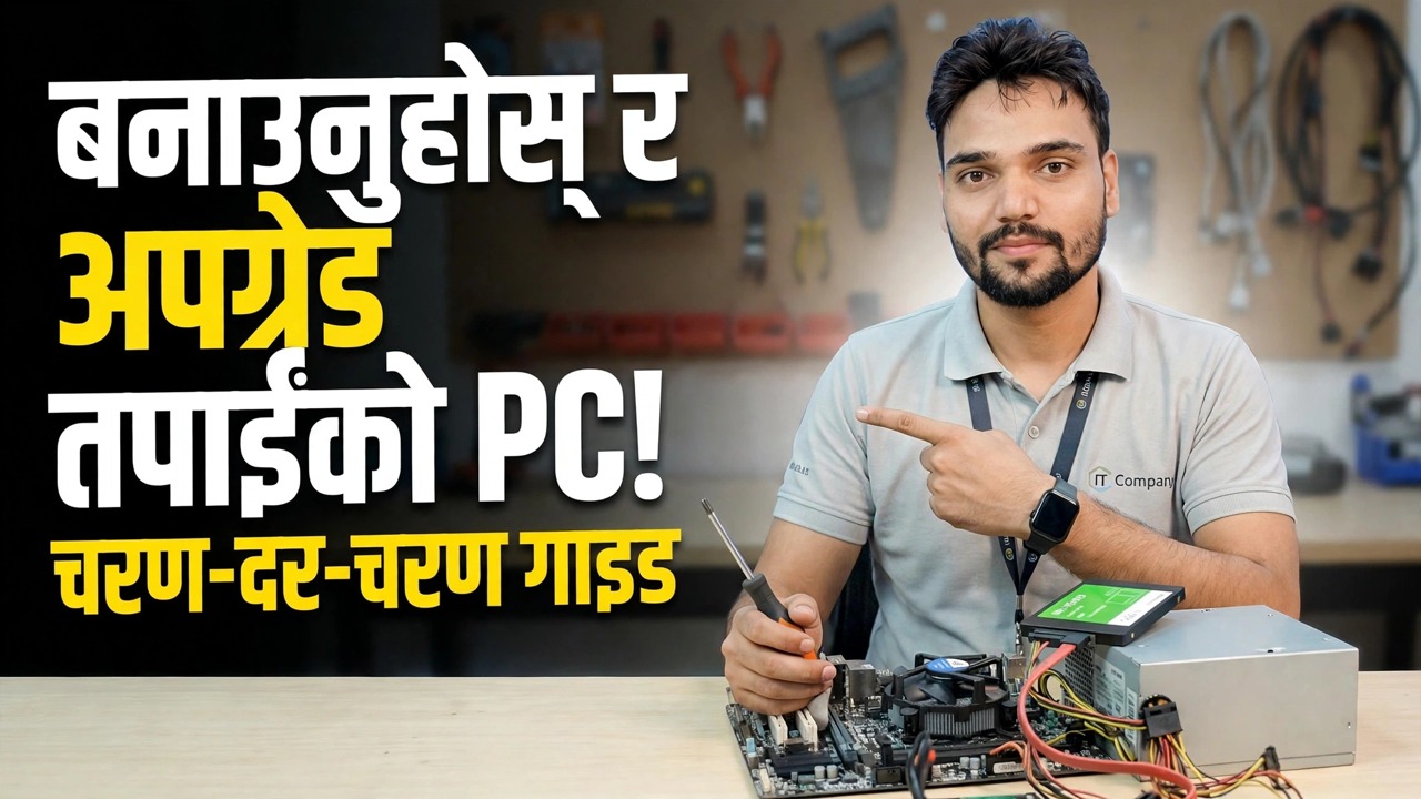 PC चरण-दर-चरण बनाउनुहोस् र अपग्रेड गर्नुहोस् 😳 RAM, GPU, LAN व्याख्या गरियो!