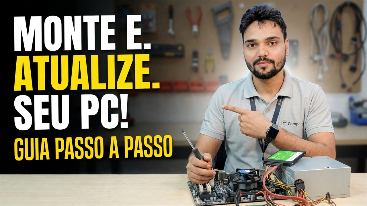 Construa e atualize o PC passo a passo 😳 RAM, GPU, LAN explicada!