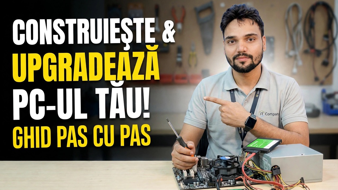 Construiți și actualizați PC-ul pas cu pas 😳 RAM, GPU, LAN explicate!