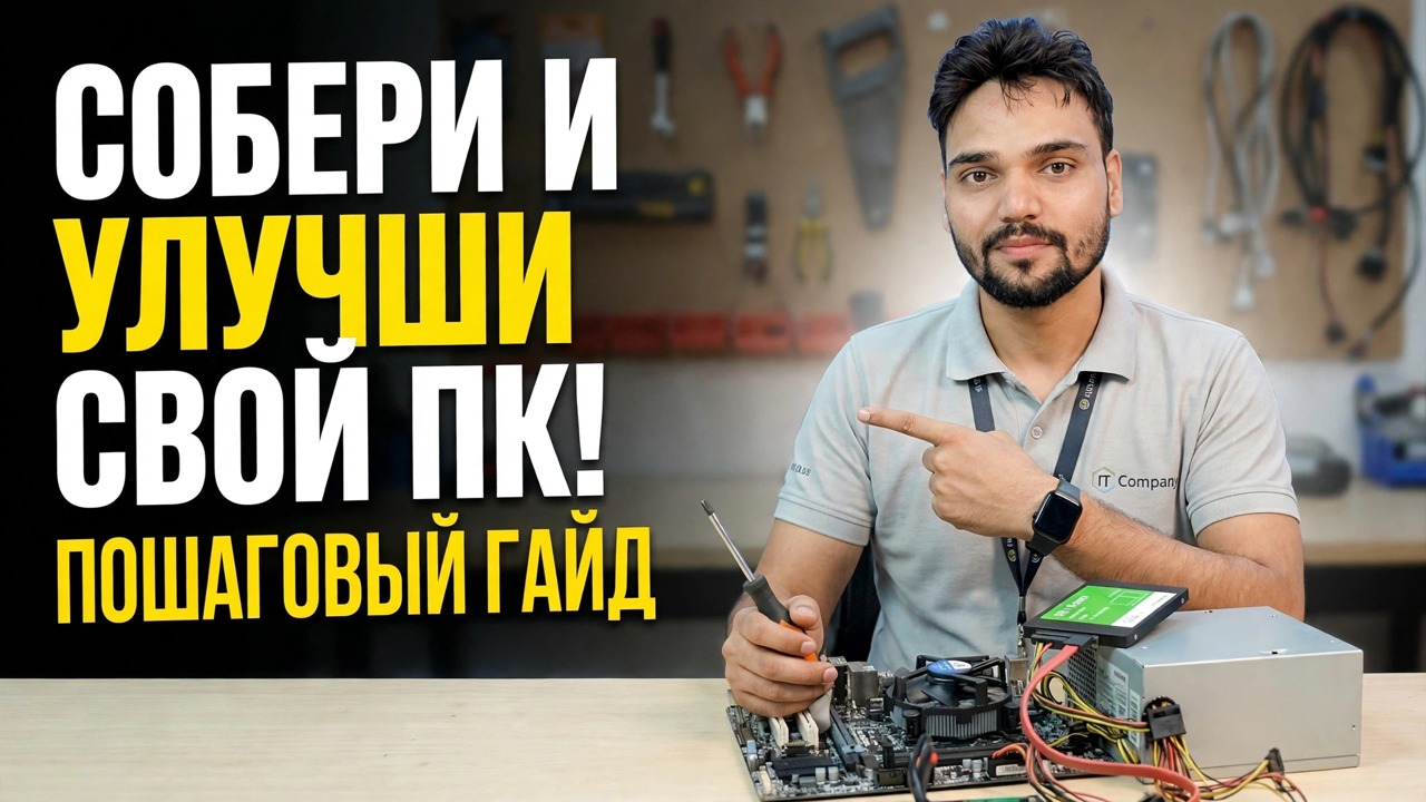 Пошаговая сборка и обновление ПК 😳 Объяснение оперативной памяти, графического процессора и локальной сети!