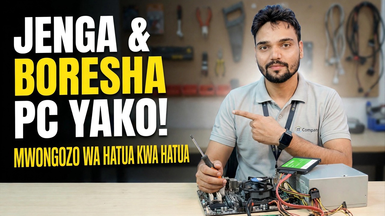 Unda na Uboresha Kompyuta Hatua kwa Hatua 😳 RAM, GPU, LAN Imefafanuliwa!