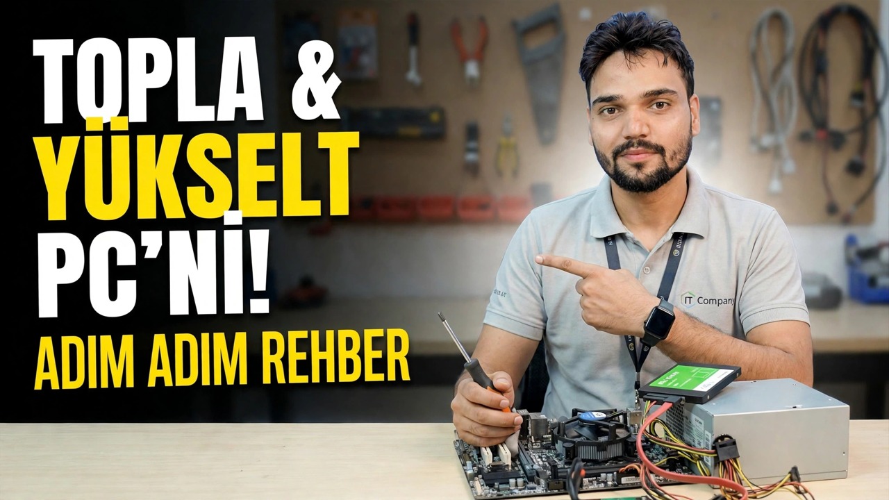 Adım Adım PC Oluşturun ve Yükseltin 😳 RAM, GPU, LAN Açıklaması!