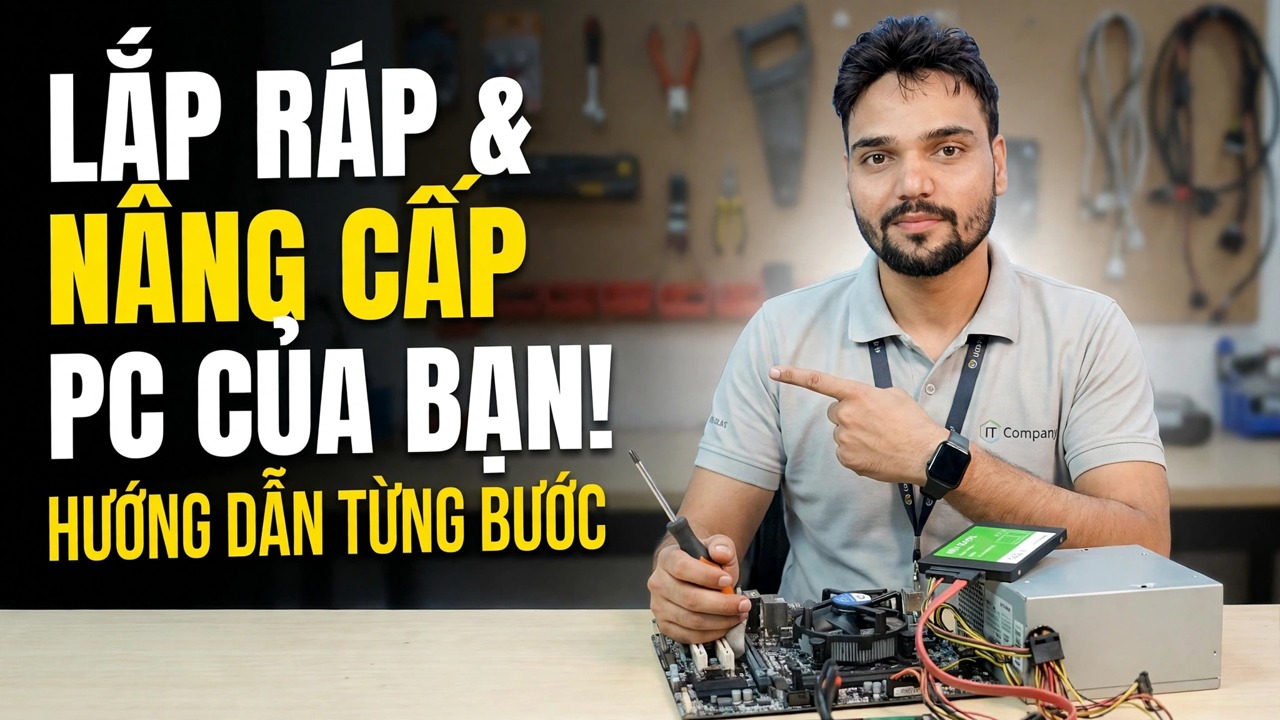 Xây dựng và nâng cấp PC từng bước 😳 Giải thích về RAM, GPU, LAN!