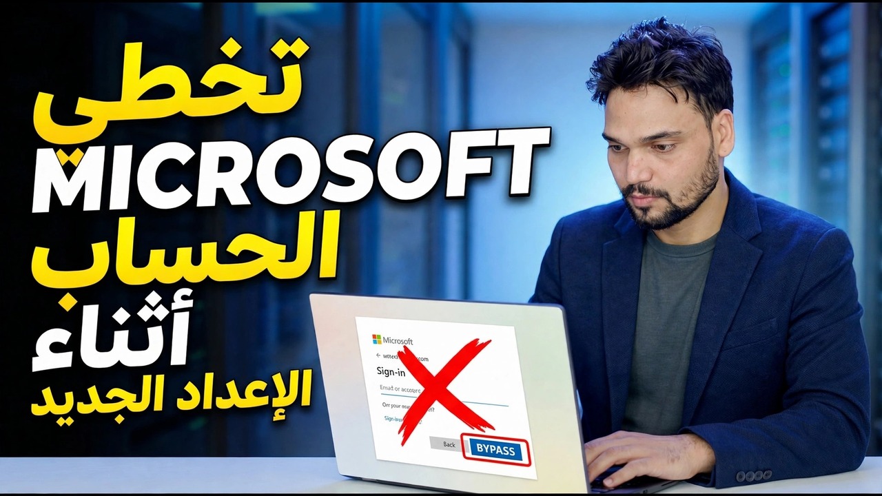 تجاوز حساب مایکروسافت | حل مشكلة تسجيل الدخول في Windows 11