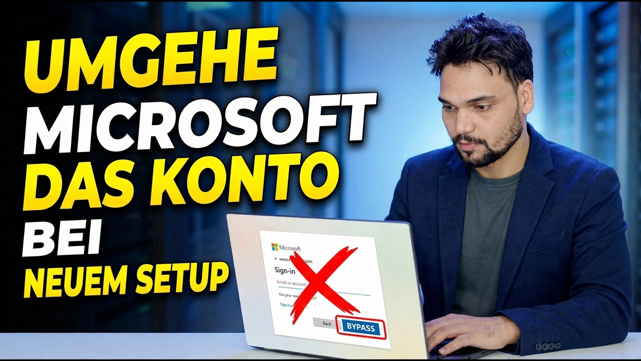 Microsoft-Konto umgehen | Windows 11 Ansprechen & Anmeldung Fix