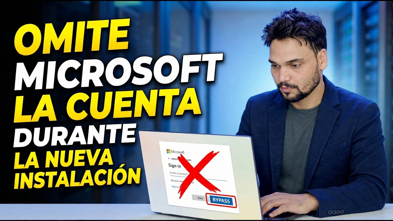 Evitar la cuenta de Microsoft | Solución de inicio de sesión en Window
