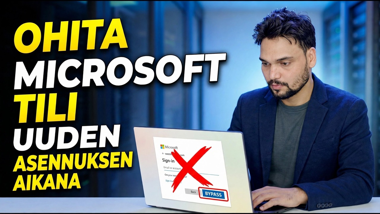 Ohita Microsoft-tili | Windows 11 kirjautumisen korjaus