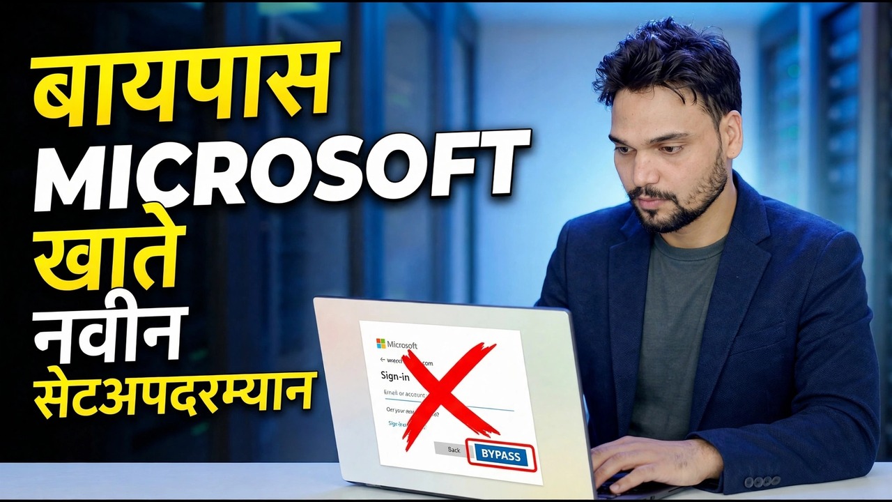 Microsoft खाते बायपास करा | Windows 11 साइन‑इन फिक्स