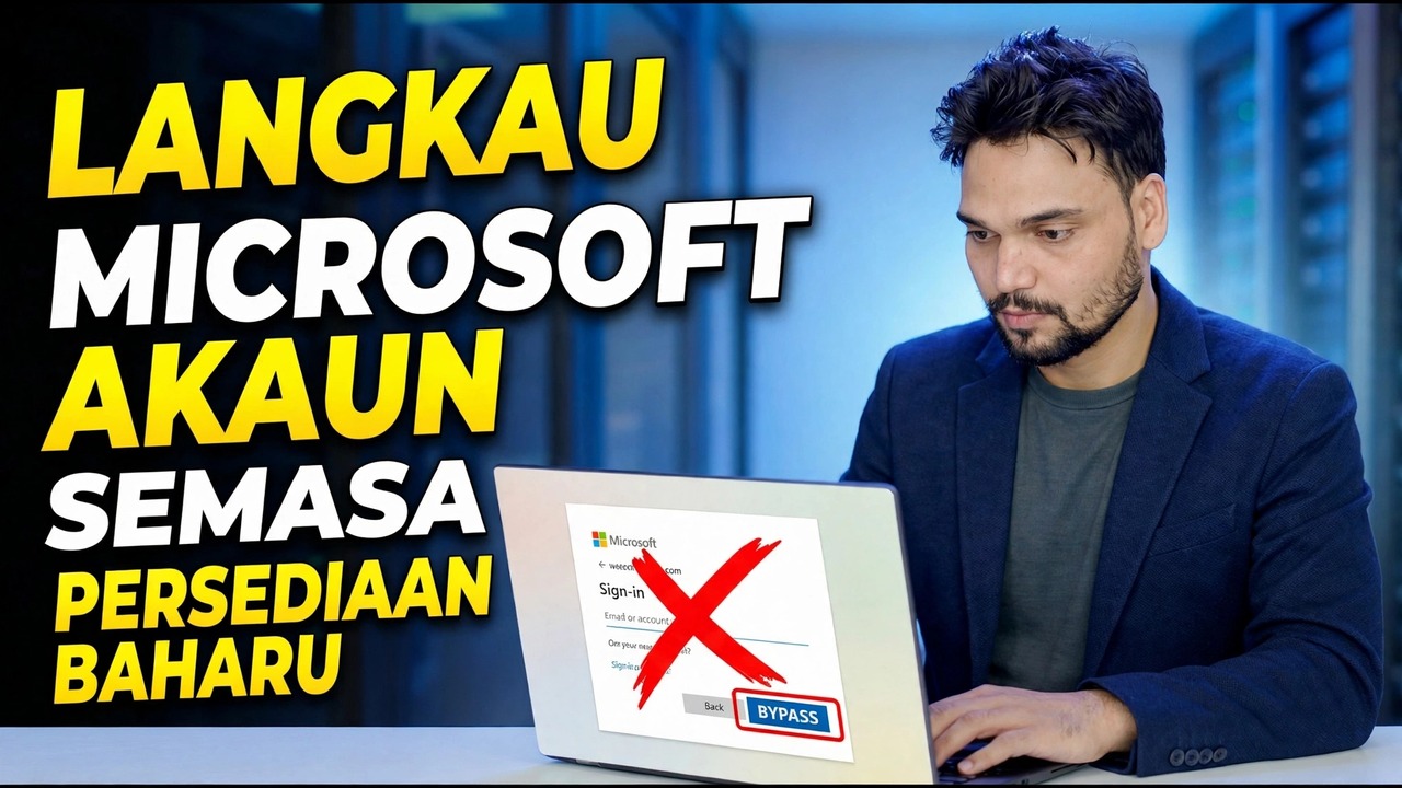 Bypass Akaun Microsoft | Pembaikan Masalah Log Masuk Windows 11