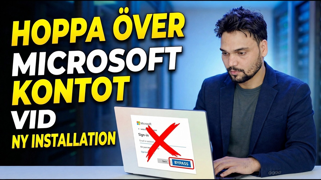 Kringgå Microsoft-konto | Windows 11 Inloggningsfix