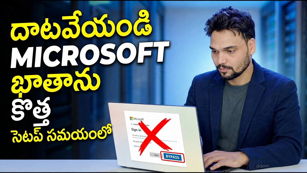 Microsoft ఖాతాను తప్పించండి | Windows 11 సైన్-ఇన్ సమస్య పరిష్కారం