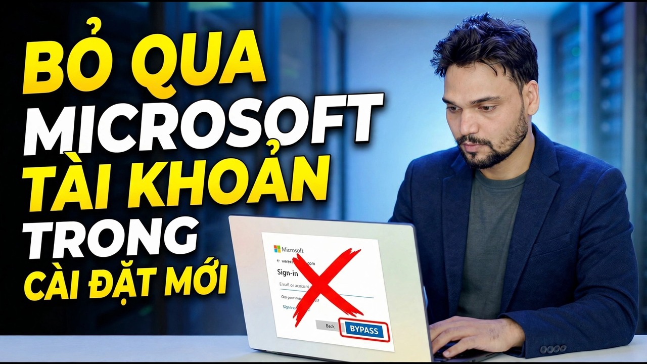Bỏ Qua Tài Khoản Microsoft | Sửa Lỗi Đăng Nhập Windows 11