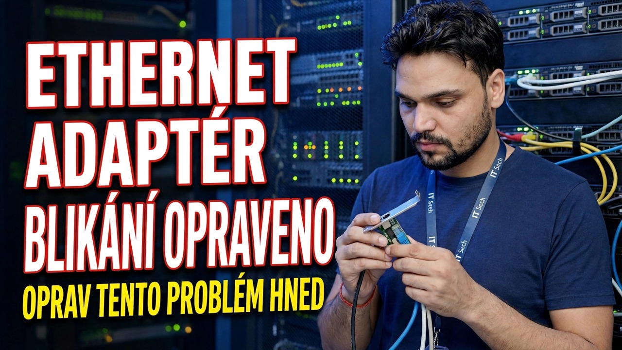 Oprava blikajícího Ethernet adaptéru | Příručka pro odstraňování probl