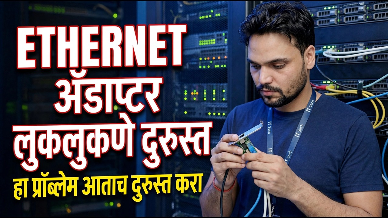 इथरनेट अडॅप्टर ब्लिंक होत आहे? अशी करा समस्येची दूरसुस्ती | ट्रबलशूटिं
