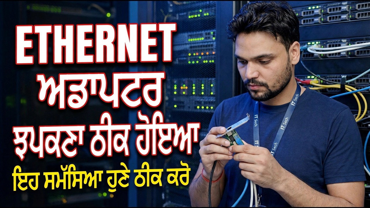 ਈਥਰਨੈੱਟ ਅਡਾਪਟਰ ਬਲਿੰਕਿੰਗ ਸਮੱਸਿਆ ਨੂੰ ਠੀਕ ਕਰੋ | ਟਰਬਲਸ਼ੂਟਿੰਗ ਗਾਈਡ - Window