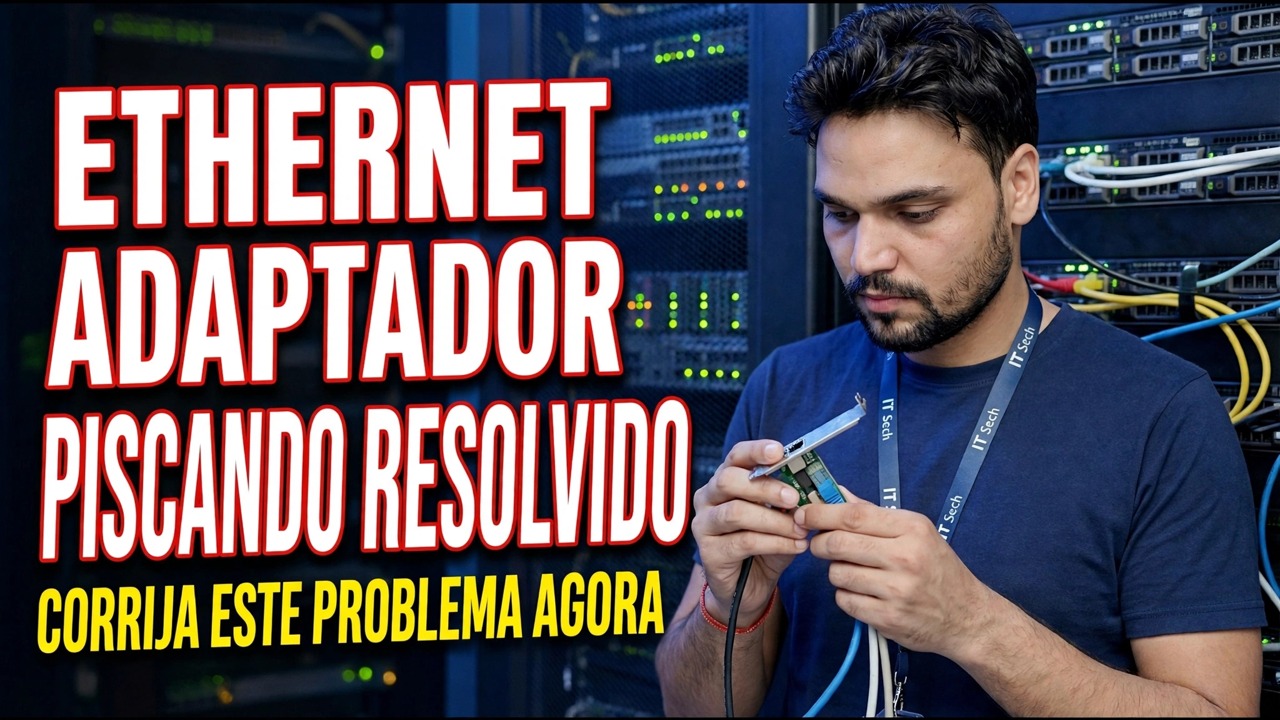 Como Corrigir Adaptador Ethernet Piscando | Guia de Solução de Problem