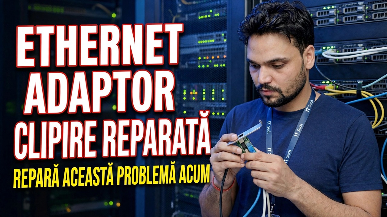 Remediere adaptor Ethernet care luminează intermitent | Ghid de depana
