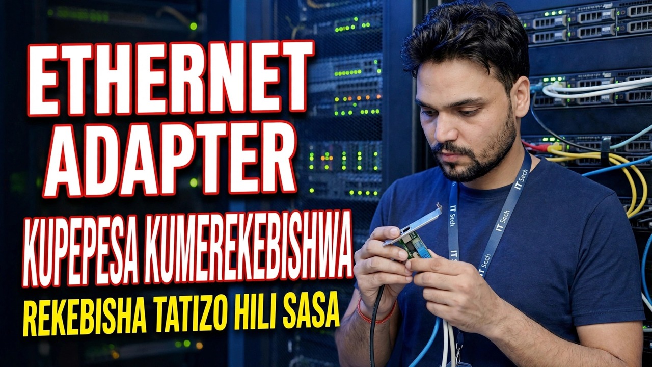 Jinsi ya Kurekebisha Ethernet Adapter Inayowaka Taa Bila Internet | Wi
