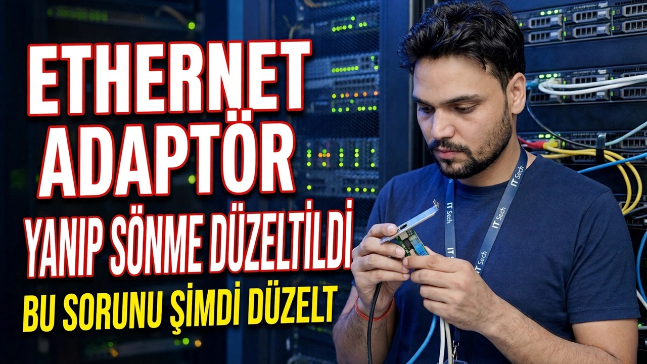 Ethernet Adaptörü Yanıp Sönme Sorunu Nasıl Çözülür? | Sorun Giderme Re