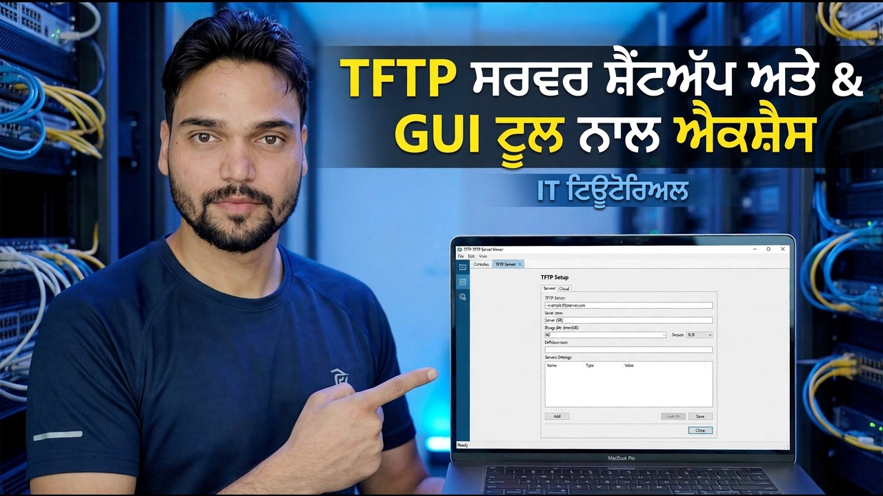 TFTP ਸਰਵਰ ਸੈੱਟਅੱਪ - ਆਸਾਨ GUI ਟੂਲ