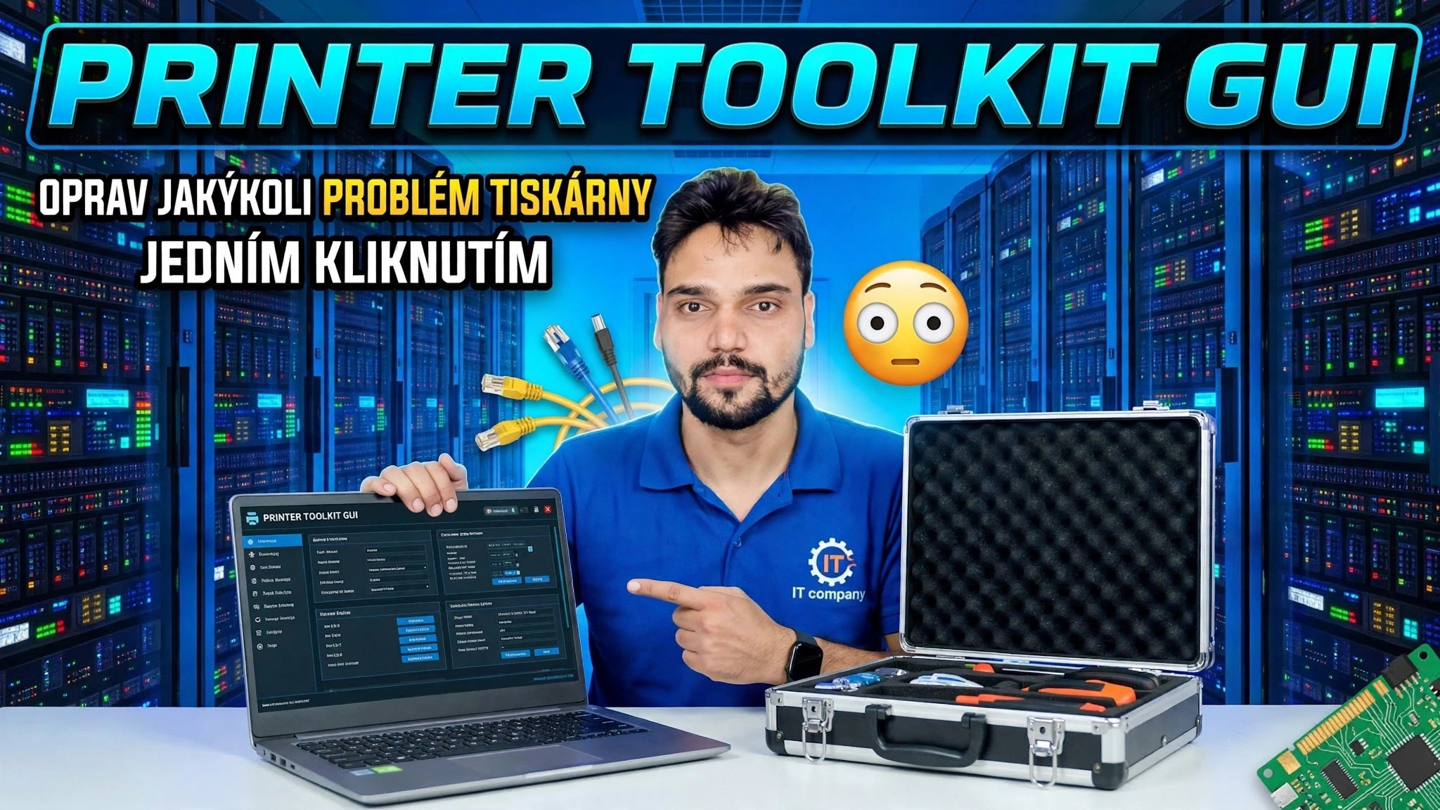 GUI Printer Toolkit 😳 Opravte jakýkoli problém s tiskárnou jedním kliknutím