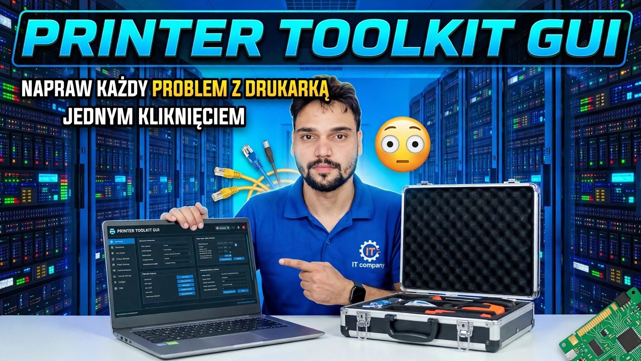 GUI Printer Toolkit 😳 Rozwiąż każdy problem z drukarką jednym kliknięciem