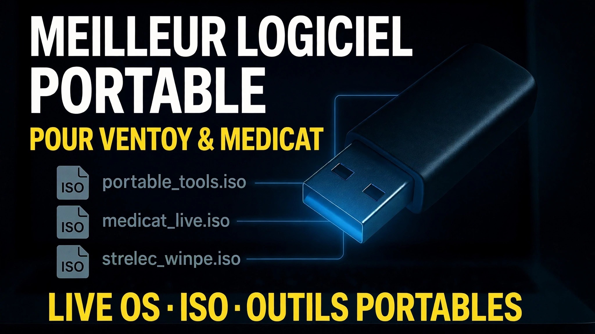 Créez une clé USB amorçable ultime 🔥 Ajoutez des logiciels portables et des fichiers ISO
