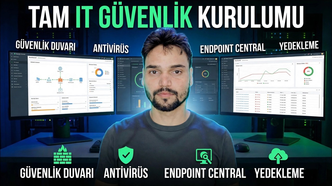 BT Güvenliği Kurulumunu Tamamlayın 🔥 Güvenlik Duvarı, Uç Nokta, Antivirüs ve Yedekleme Açıklaması