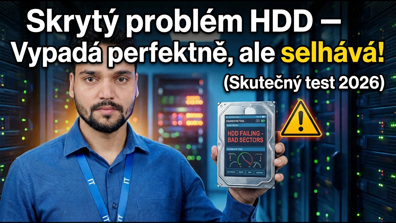 Diagnostika skrytých problémů HDD