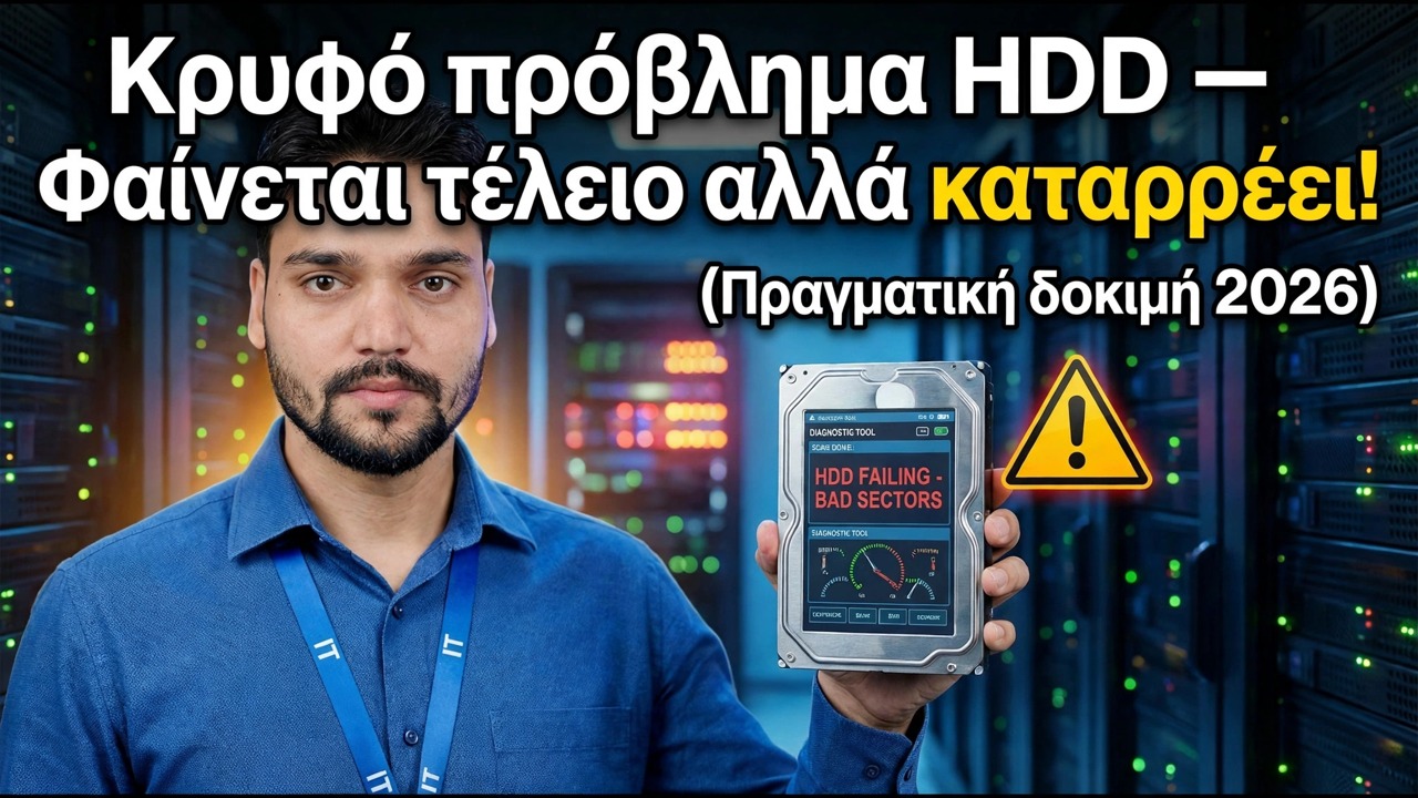 Διάγνωση προβλημάτων κρυφού σκληρού δίσκου