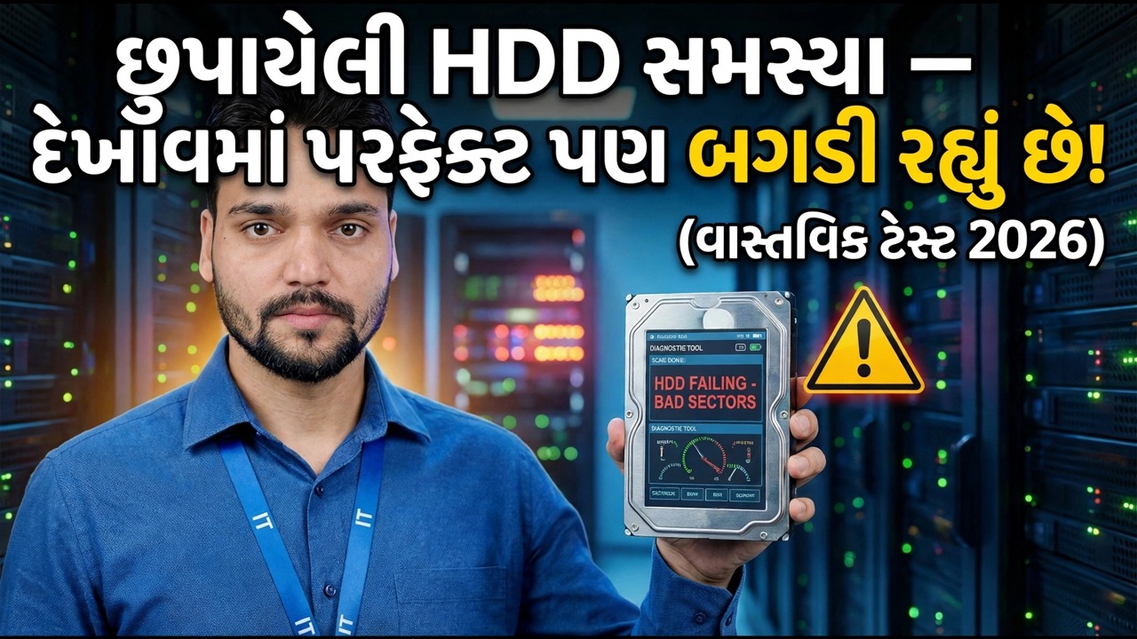 છુપાયેલ HDD સમસ્યાઓનું નિદાન કરો