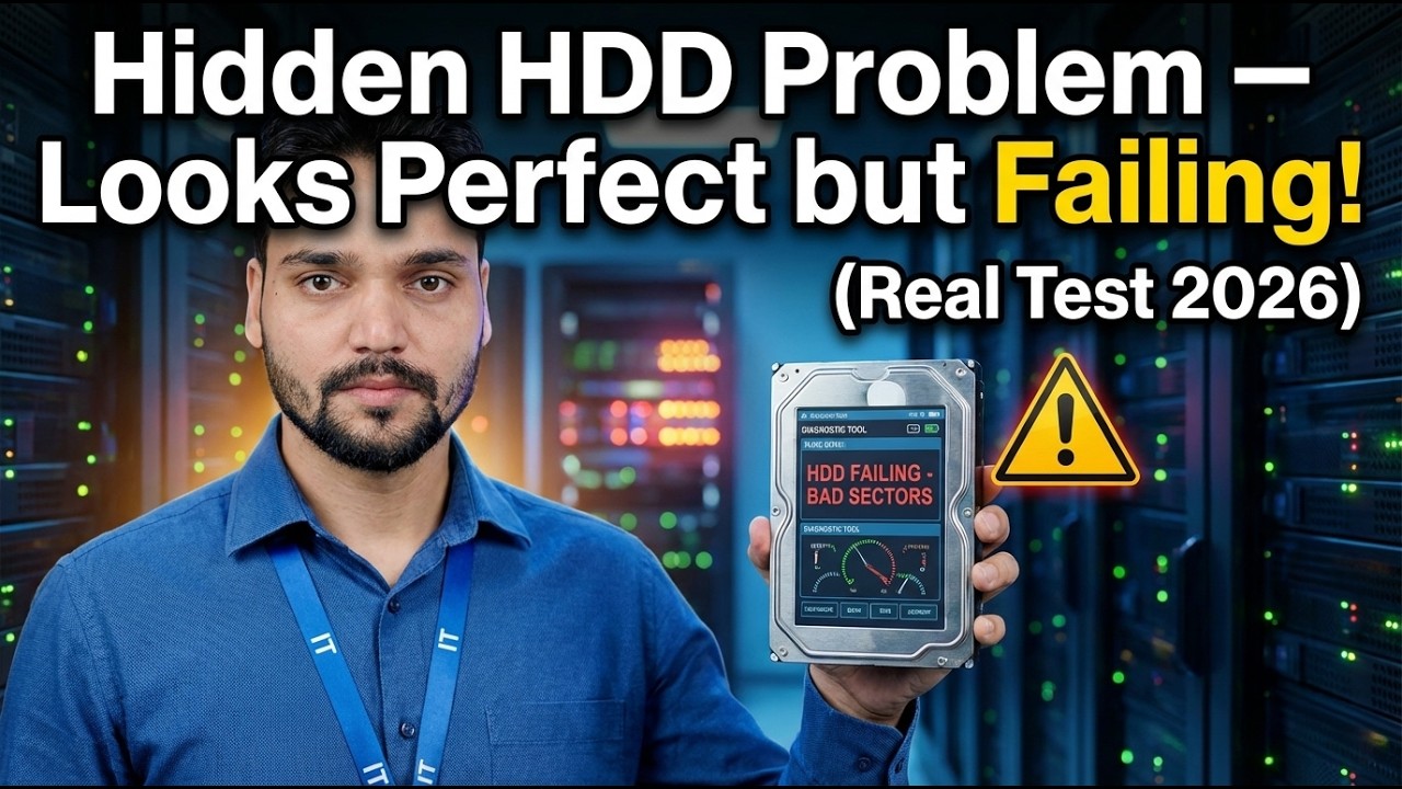 Diagnosing Hidden Hard Drive Issues | HDD Health Check 2025