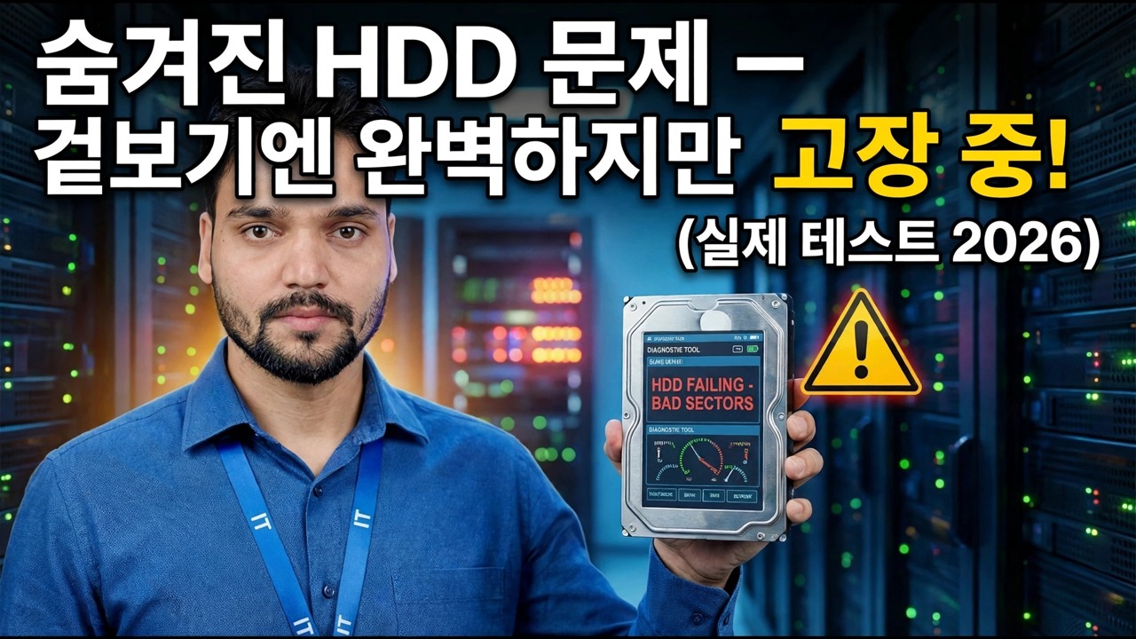 숨겨진 HDD 문제 진단