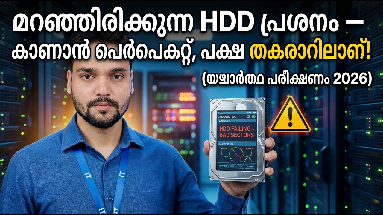 മറഞ്ഞിരിക്കുന്ന HDD പ്രശ്നങ്ങൾ കണ്ടെത്തുക