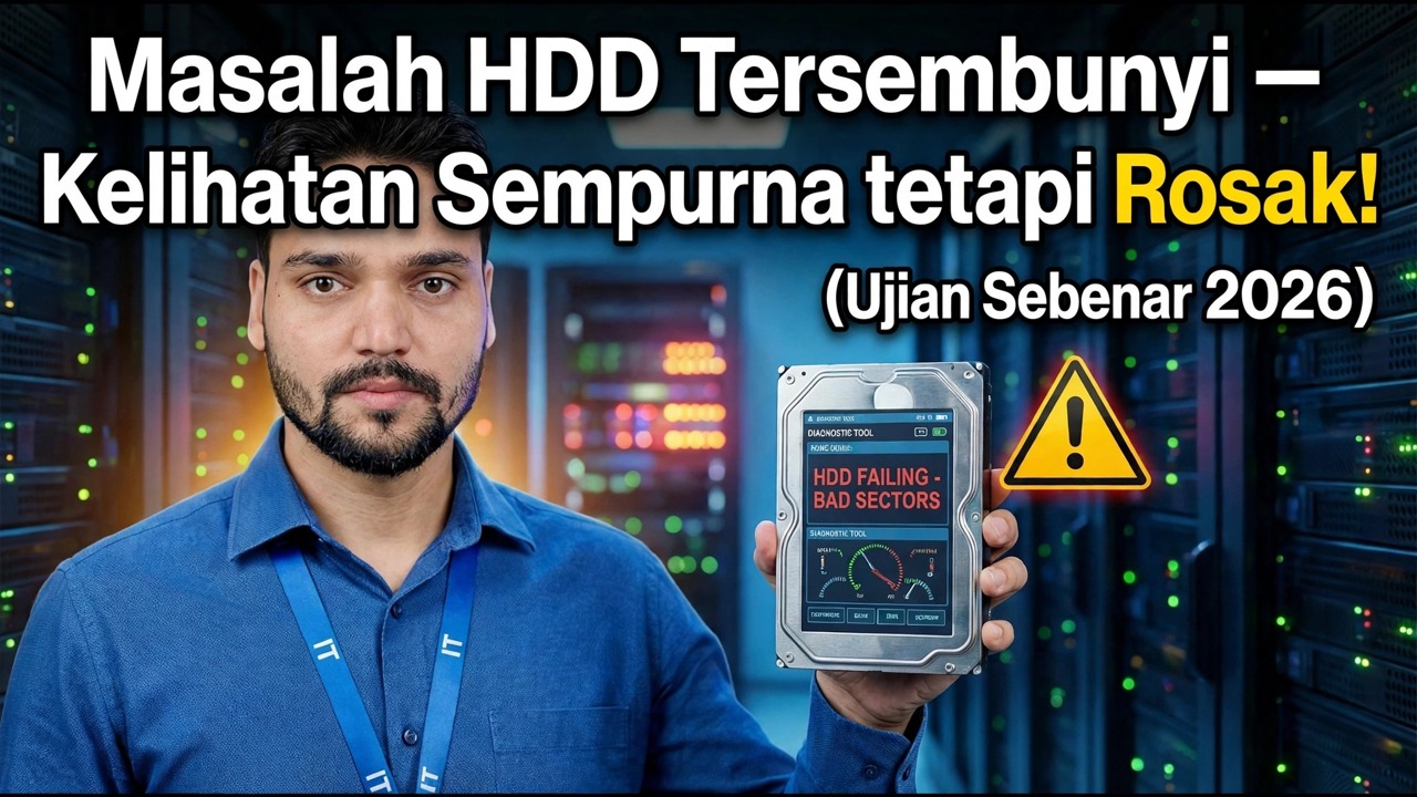 Diagnosis Masalah HDD Tersembunyi