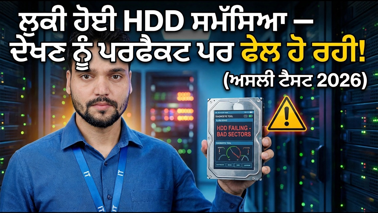 ਲੁਕੀਆਂ ਹੋਈਆਂ HDD ਸਮੱਸਿਆਵਾਂ ਦਾ ਨਿਦਾਨ ਕਰੋ
