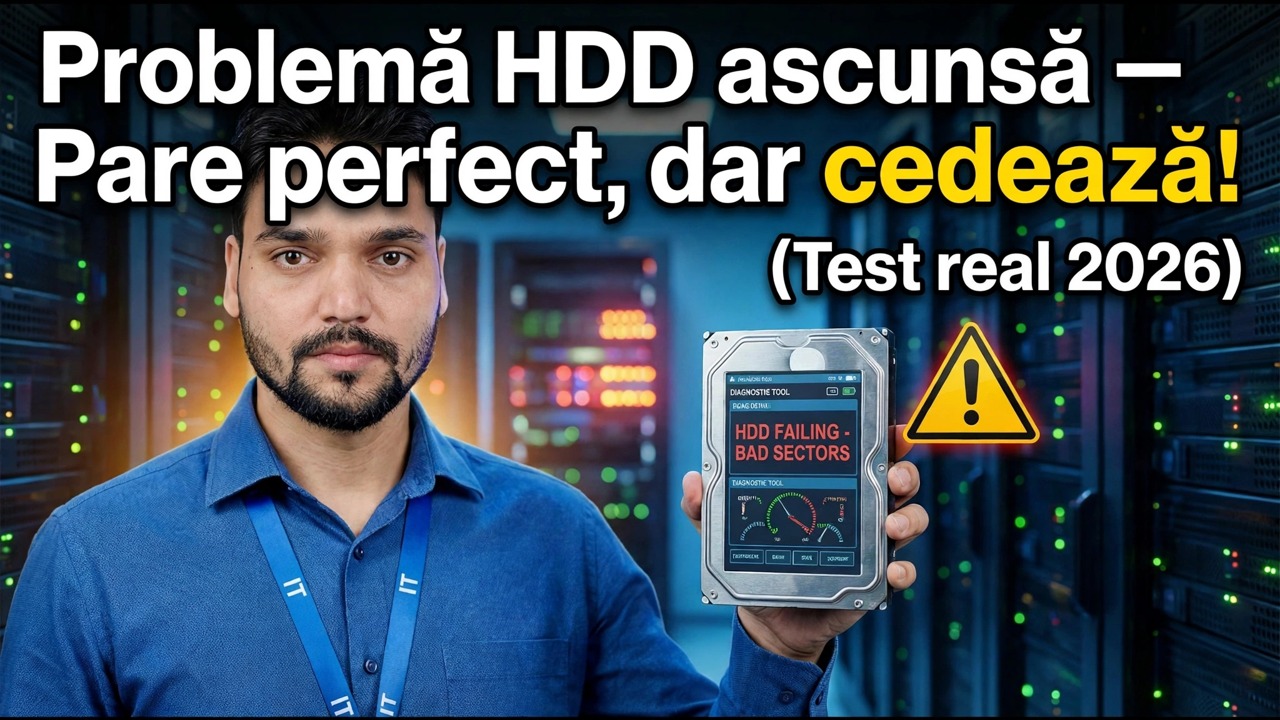 Diagnosticați problemele HDD ascunse