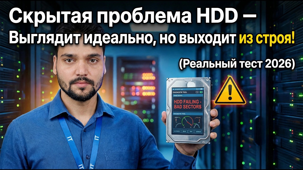 Диагностика скрытых проблем с жестким диском