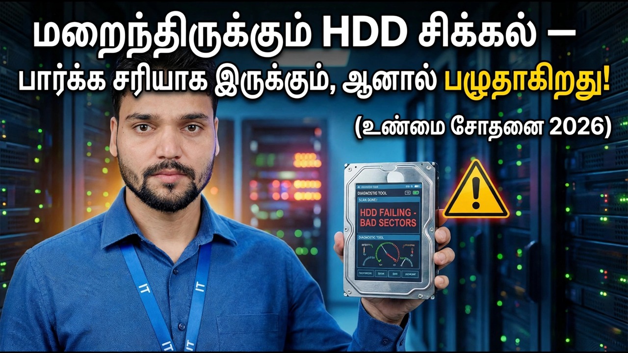 மறைக்கப்பட்ட HDD சிக்கல்களைக் கண்டறியவும்
