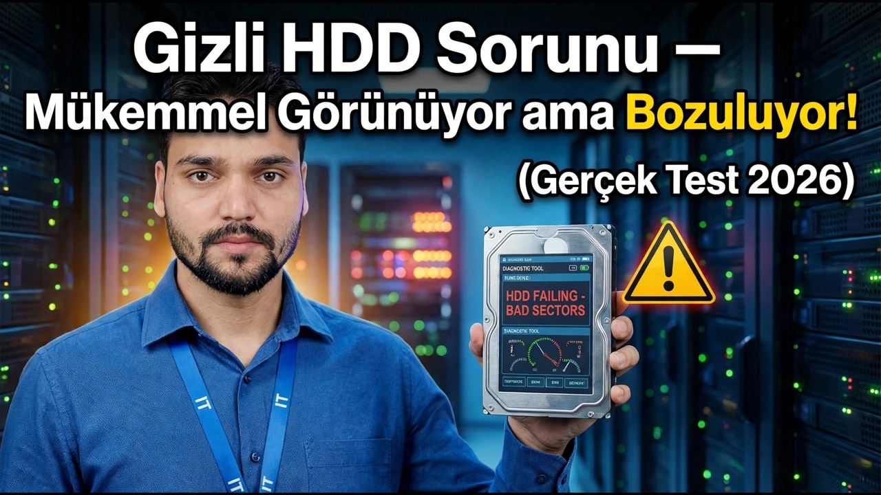 Gizli HDD Sorunlarını Teşhis Edin