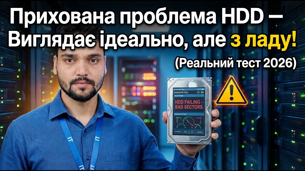 Діагностика прихованих проблем з жорстким диском