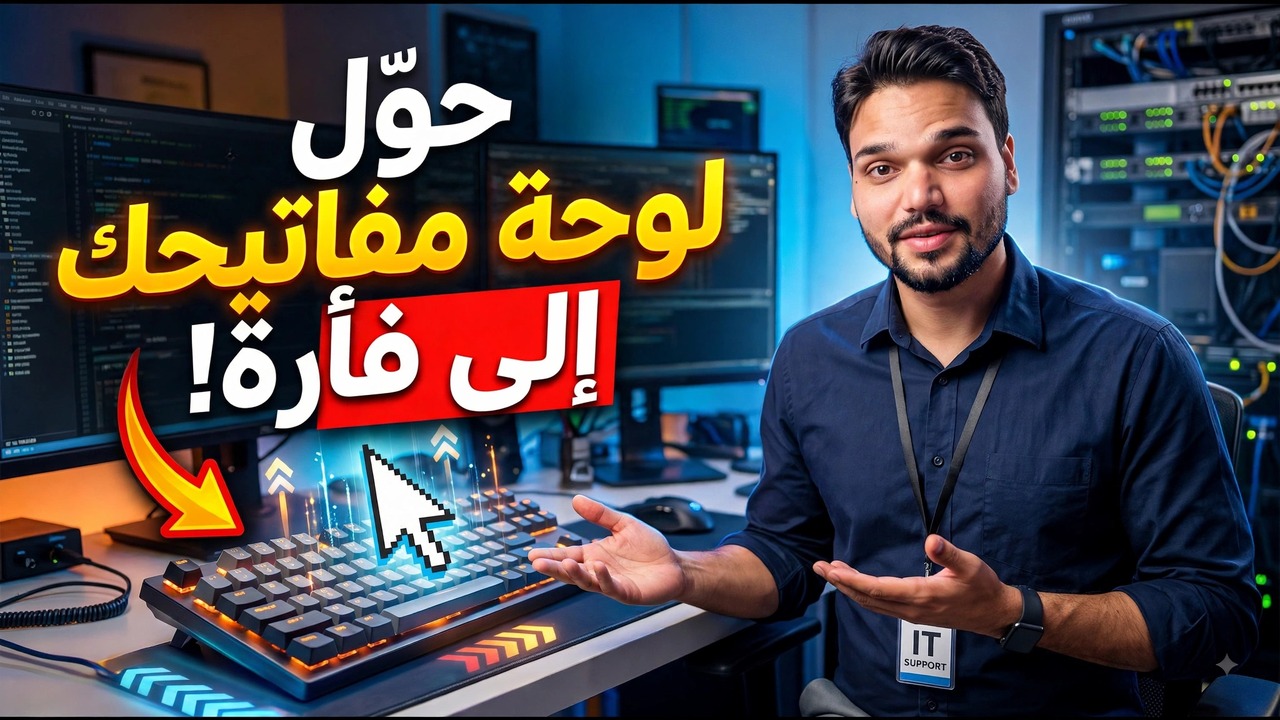 استخدم لوحة المفاتيح كفأرة في ويندوز 😳🔥 | لا حاجة لفأرة!